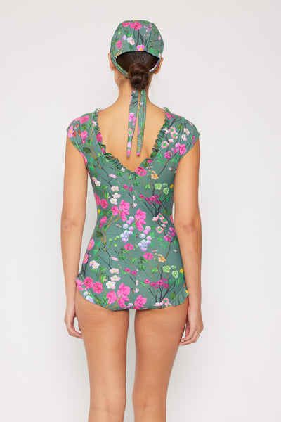 Mommy & Me Bring Me Flowers Swimsuit In Sage - Womens *FINAL SALE*