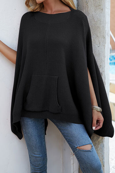 Wrapped in Sophistication Cape Sleeve Sweater