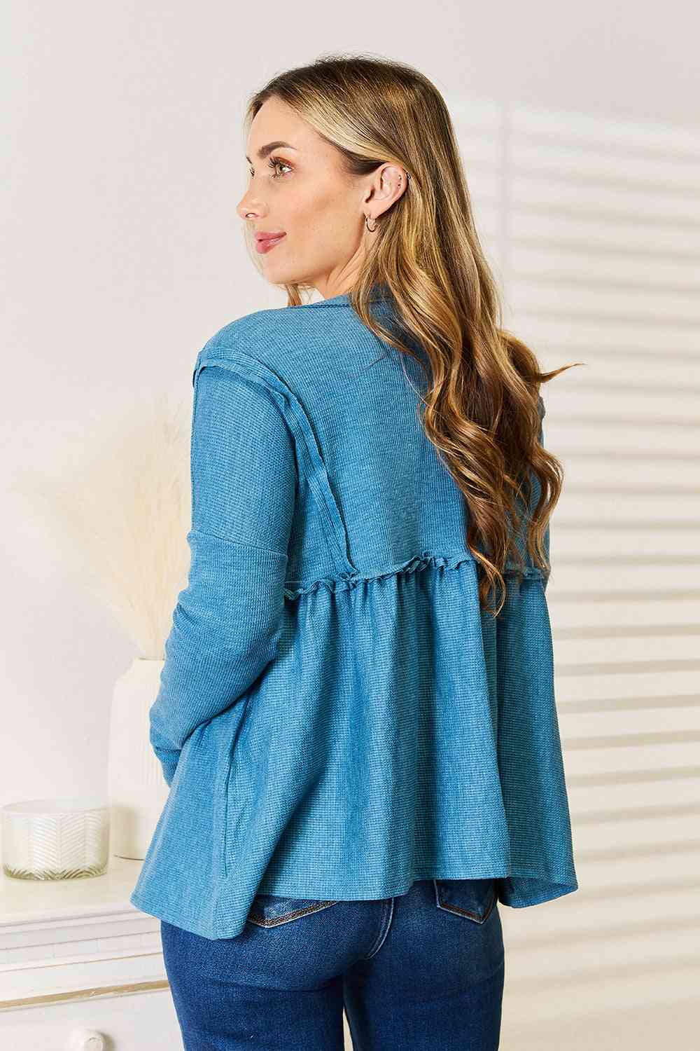 Fierce and Frilled Babydoll Blouse