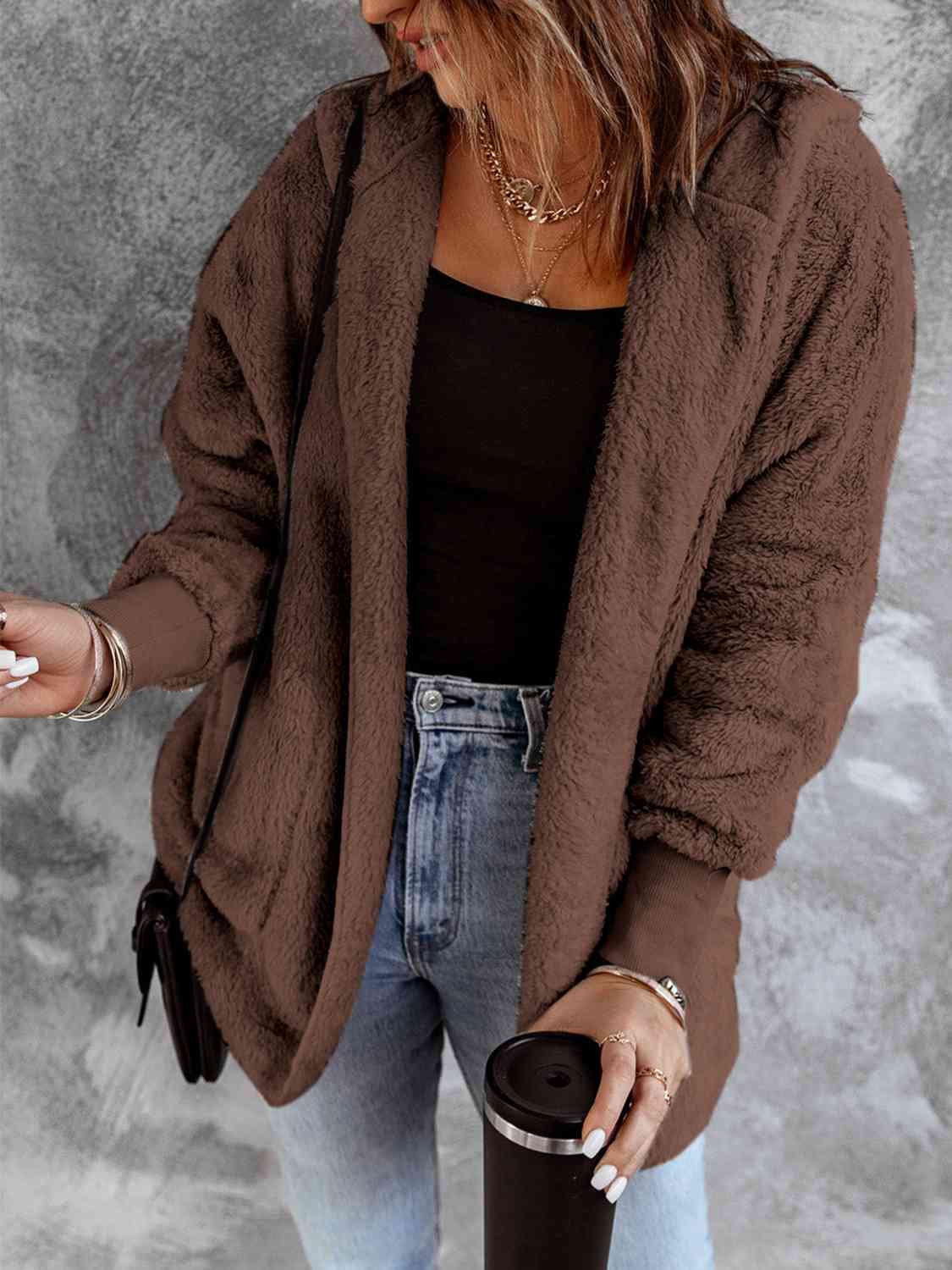 Comfy Cuddles Hooded Jacket with Pockets
