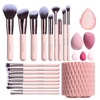 Rose Glow Makeup Brush Set
