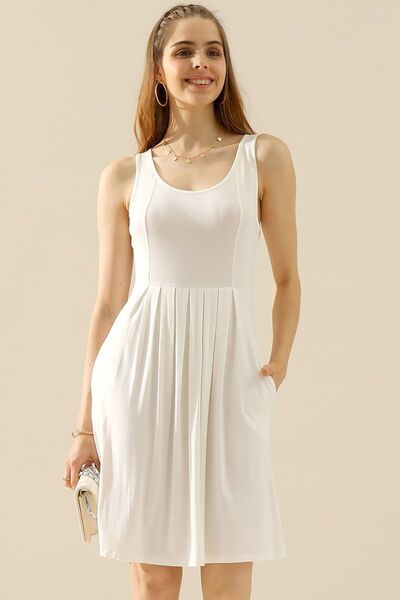 Everyday Sleeveless Dress with Pockets *10 colors*