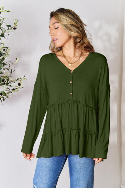 Mix 'n Match Basics Ruffle Blouse