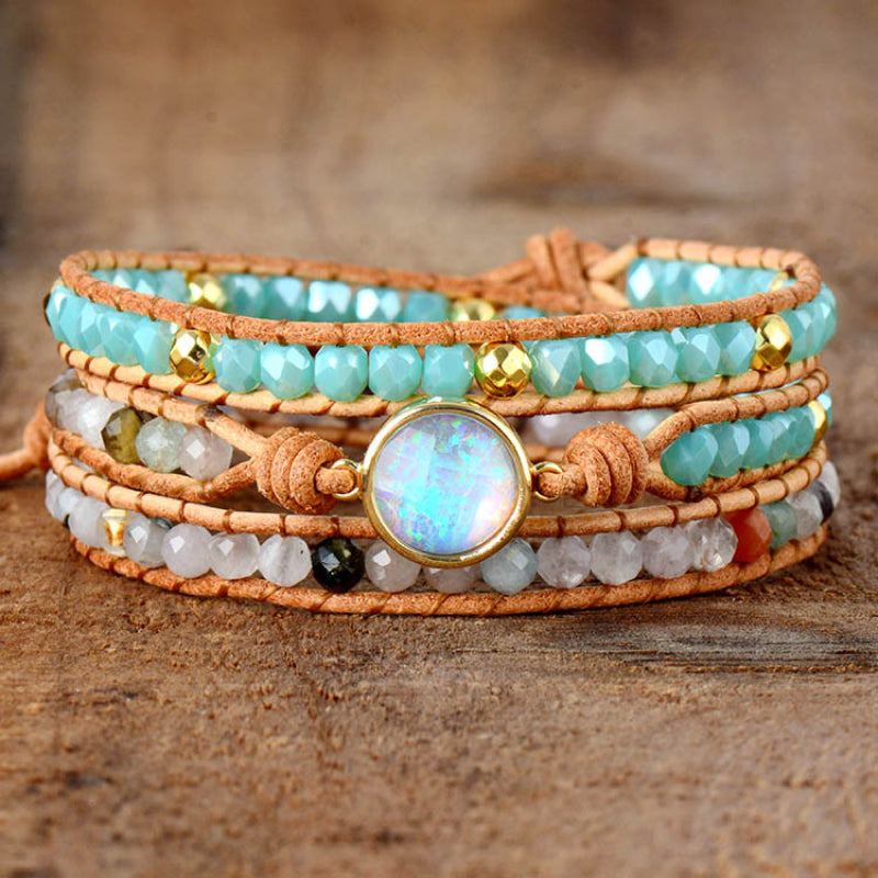 Opal Beaded Layered Bracelet *FINAL SALE*