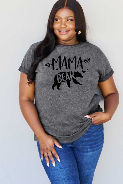 MAMA BEAR Graphic Cotton T-Shirt