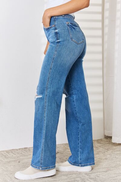 Judy Blue Charlee Straight-Leg Jeans