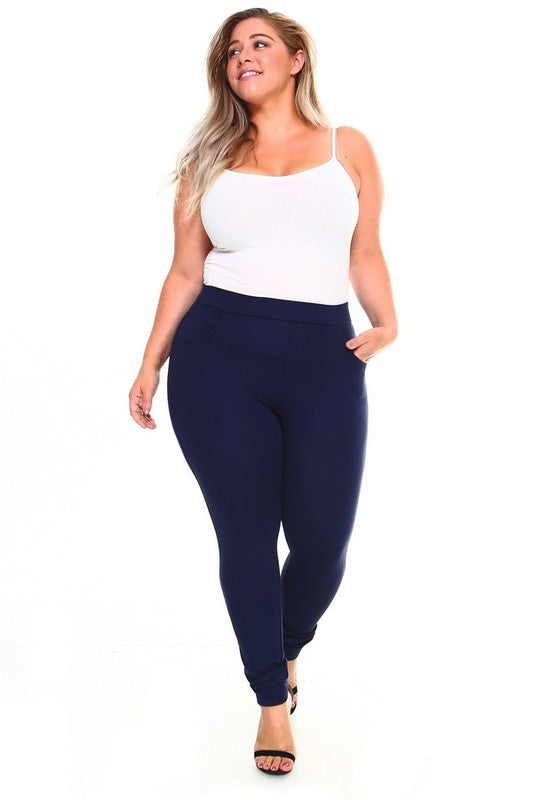 My Perfect Ponte Pants in Navy - Copper + Rose