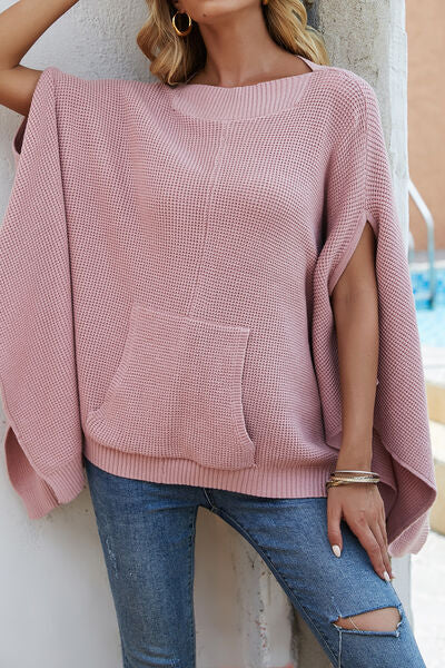 Wrapped in Sophistication Cape Sleeve Sweater