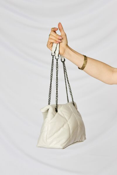 Greta Vegan Leather Handbag in Black or Beige