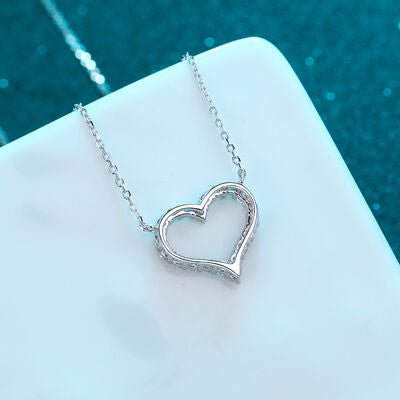 Loving Heart Moissanite 925 Sterling Necklace