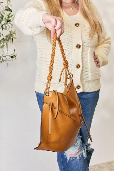 Claudia Bag w/ Braided Strap and Pouch