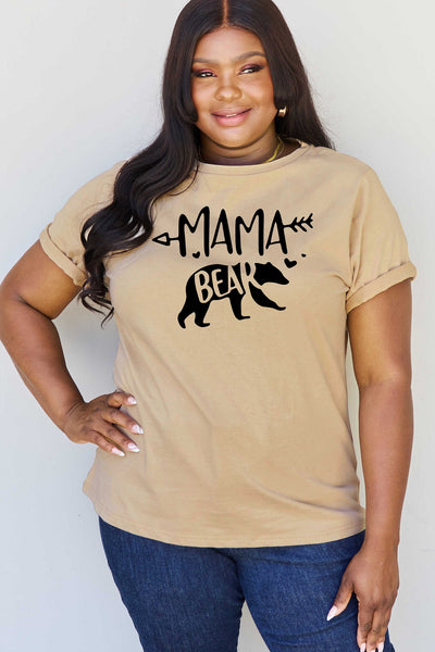 MAMA BEAR Graphic Cotton T-Shirt