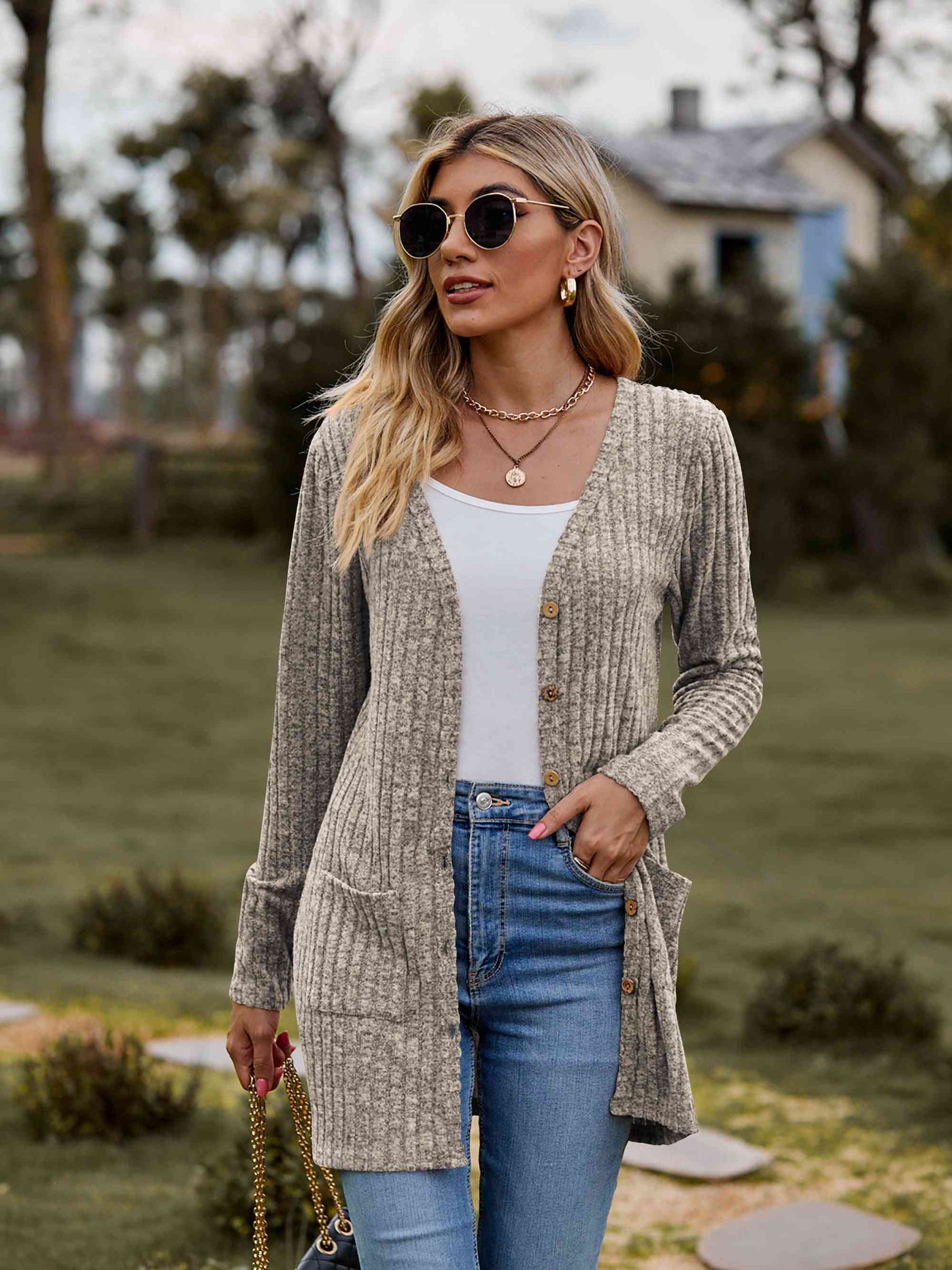 Calming Winds Cardigan with Pockets