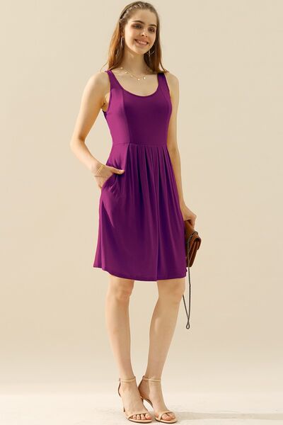 Everyday Sleeveless Dress with Pockets *10 colors*