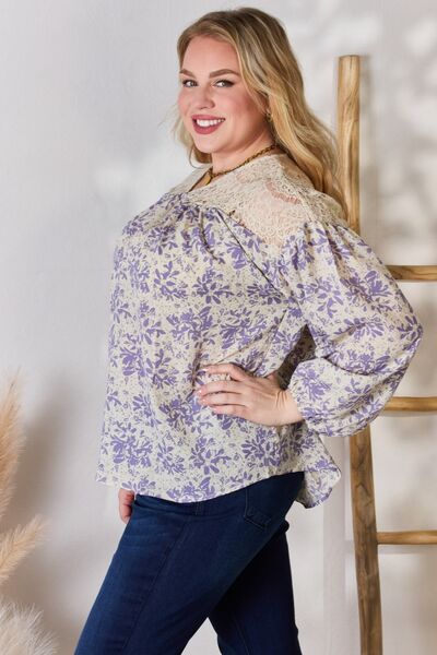 Fields of Lilacs Blouse