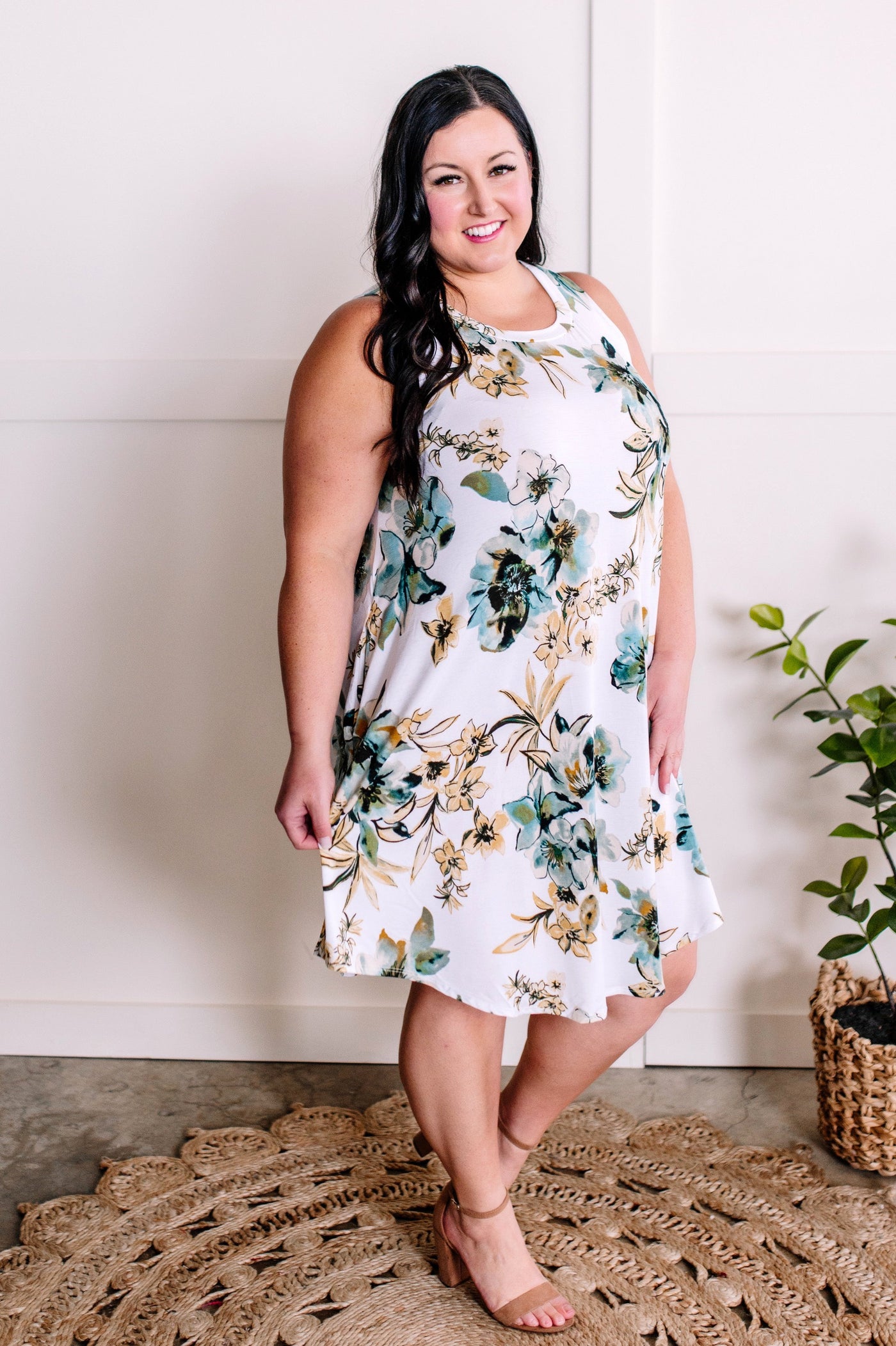 Watercolor Wonder Dress With Pockets