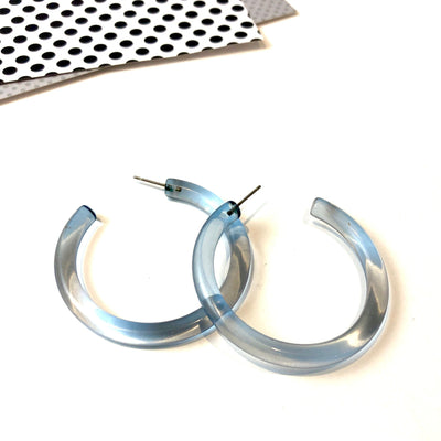 XL Jelly Hoop Earrings - 2 inch