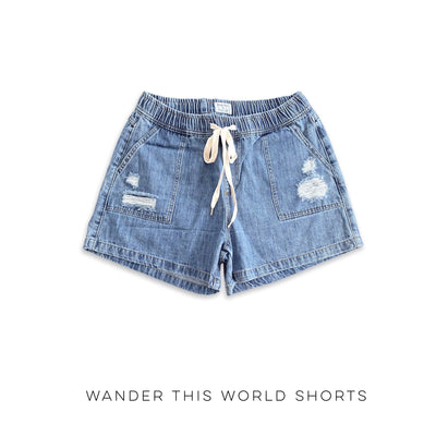 Wander This World Shorts - Copper + Rose
