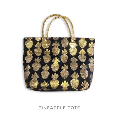 Pineapple Tote - Copper + Rose
