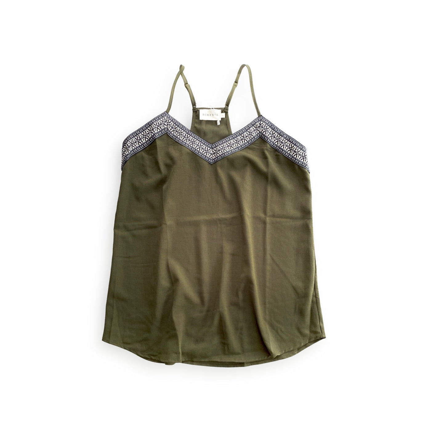 Give it My All Cami in Olive - Copper + Rose