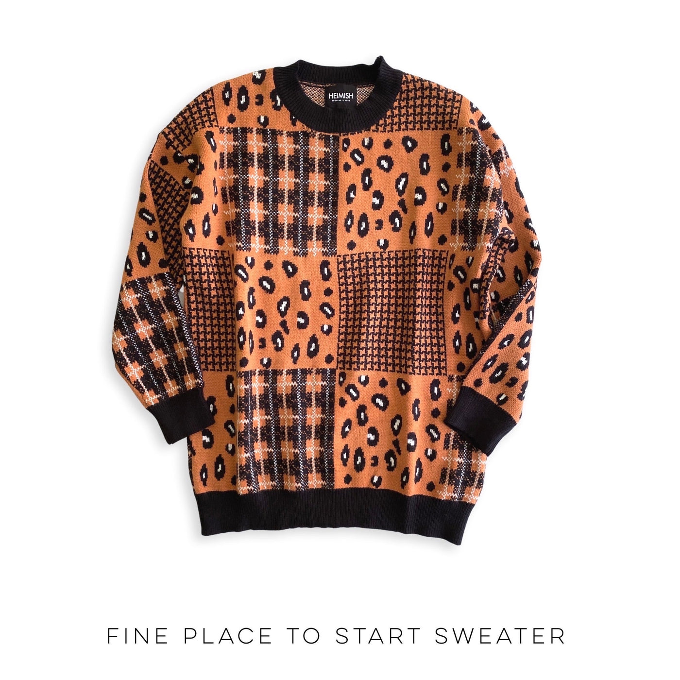 Fine Place to Start Sweater - Copper + Rose