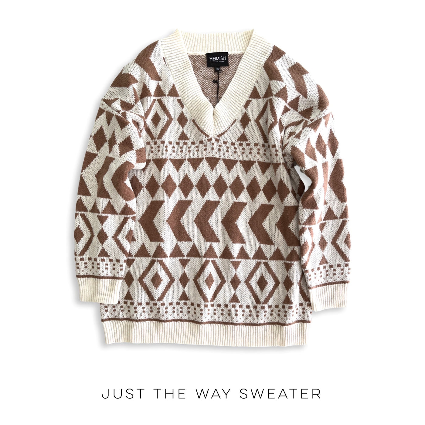 Just the Way Sweater - Copper + Rose