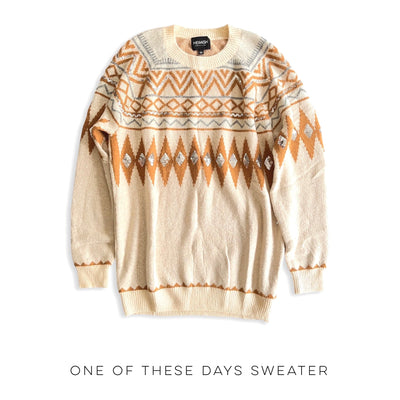 One of These Days Sweater - Copper + Rose