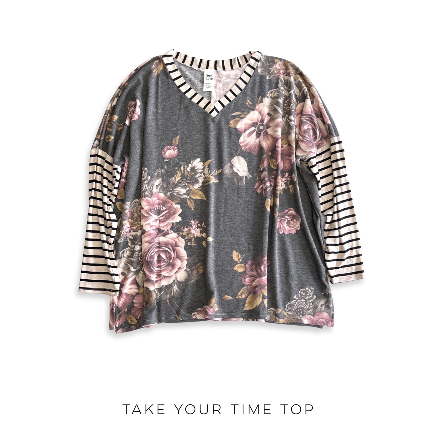 Take Your Time Top - Copper + Rose