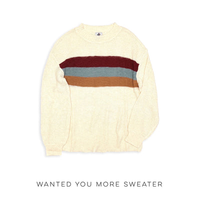 Wanted You More Sweater - Copper + Rose