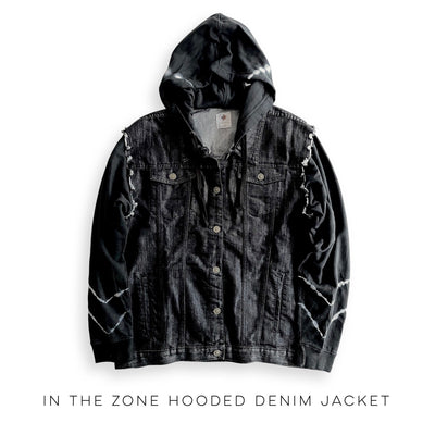 In the Zone Hooded Denim Jacket - Copper + Rose