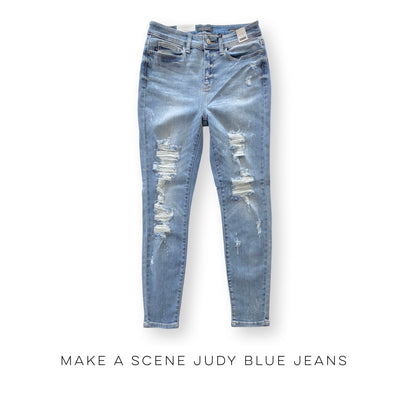 Make a Scene Judy Blue Jeans - Copper + Rose