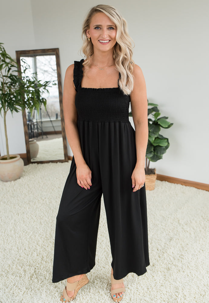Say Anything Jumpsuit - Copper + Rose