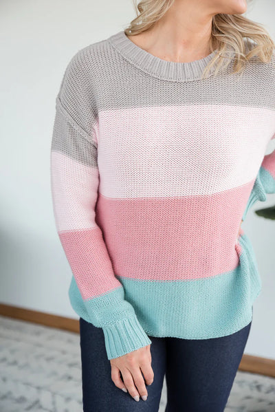 Say No More Sweater - Copper + Rose
