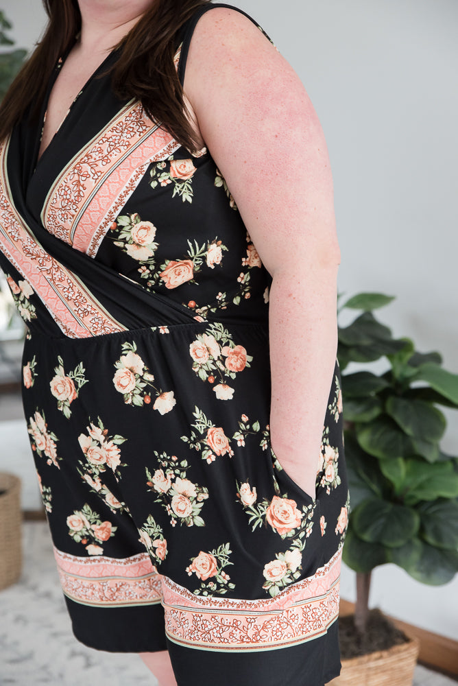 Be Good To Yourself Romper - Copper + Rose