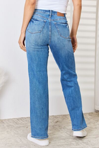 Judy Blue Charlee Straight-Leg Jeans