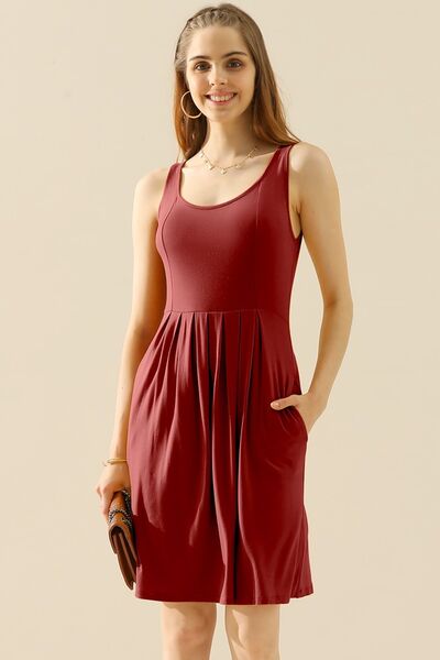 Everyday Sleeveless Dress with Pockets *10 colors*