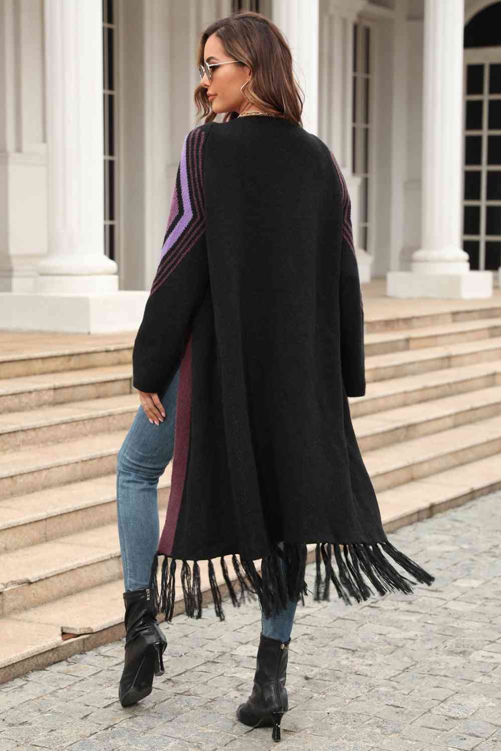 Antelope Canyon Open Front Duster Cardigan