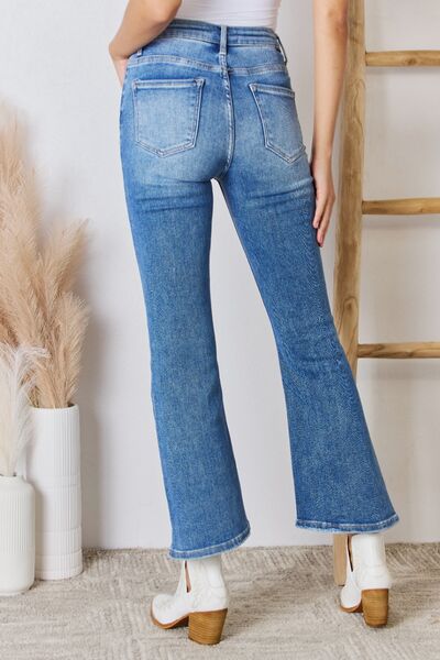 RISEN Brynn Ankle Flare Jeans