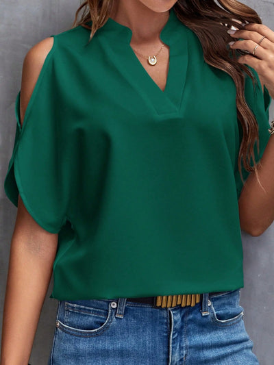 She's Taken Cold Shoulder Blouse