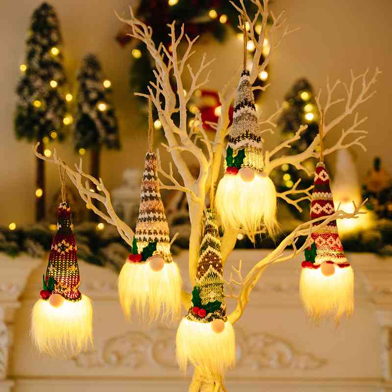Light Up Gnome Ornaments