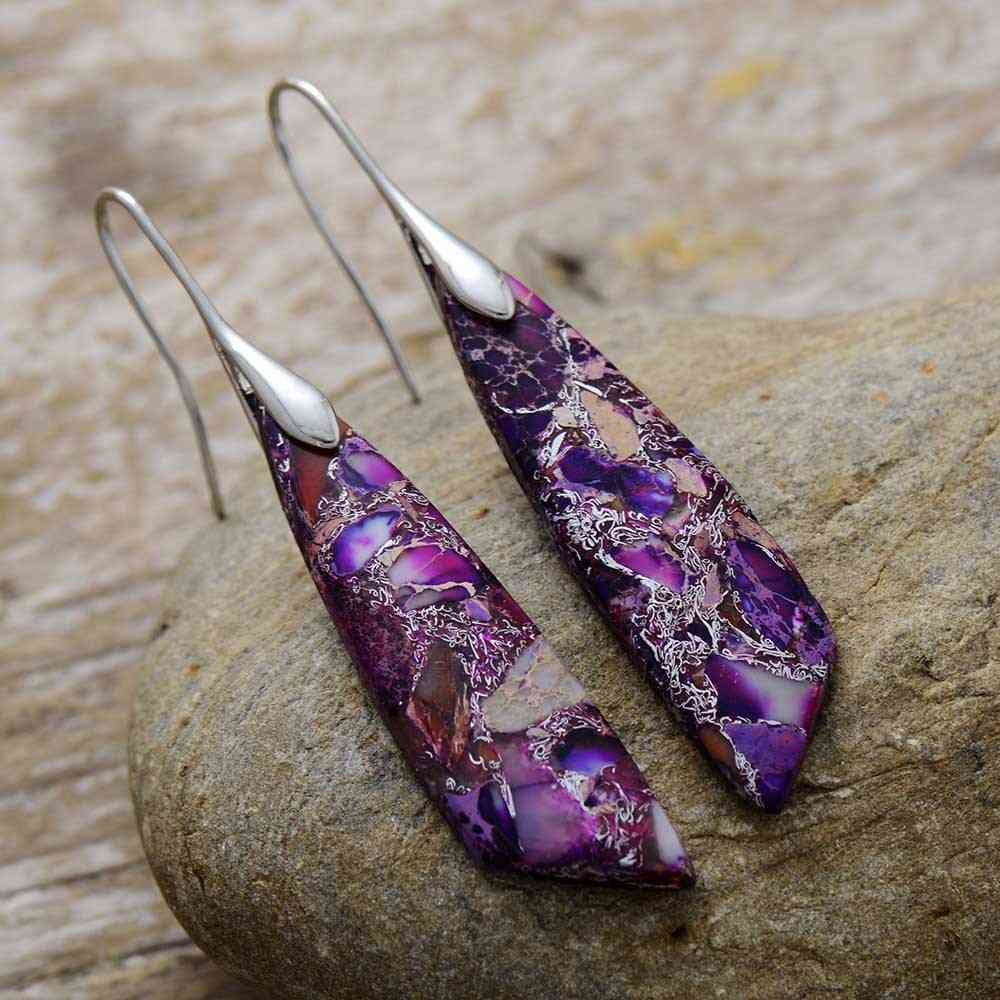 Our Natural Rainbow Dangle Earrings