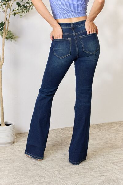 Kancan Dark Denim Bootcut Jeans