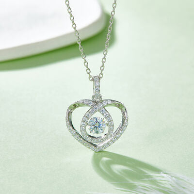 Best Of My Love Moissanite Sterling Necklace