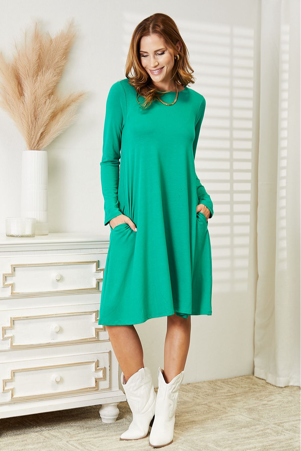 Hello Darling Flare Dress with Pockets