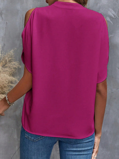 She's Taken Cold Shoulder Blouse