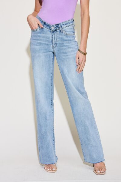 Judy Blue Vee Straight Jeans