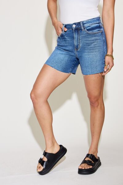 Judy Blue Jenni Slim Denim Shorts