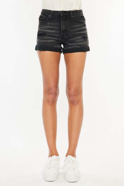 Kancan Daisy Distressed Shorts