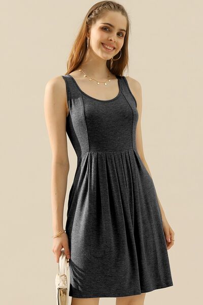 Everyday Sleeveless Dress with Pockets *10 colors*