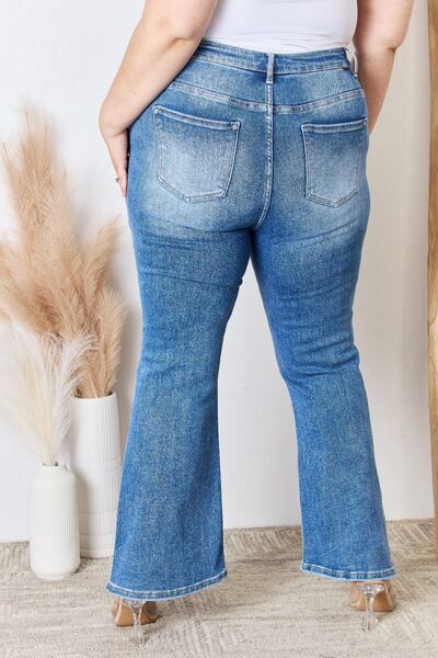 RISEN Brynn Ankle Flare Jeans